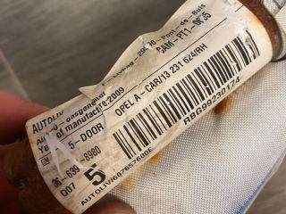 bontott OPEL ASTRA H Jobb első Függöny Légzsák