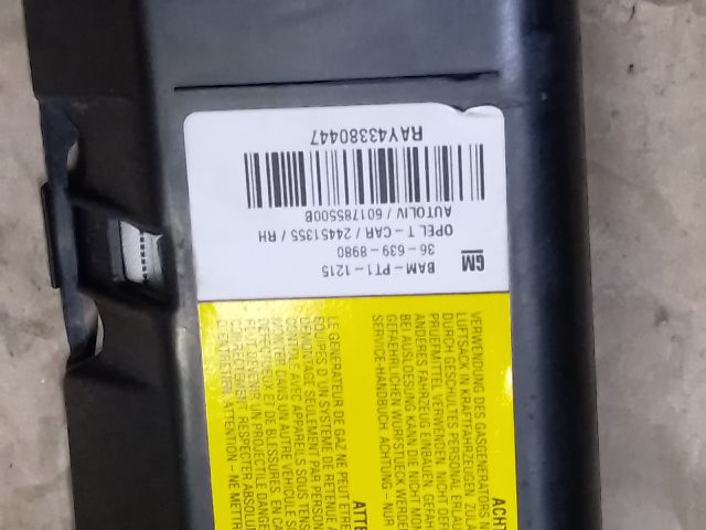 bontott OPEL ASTRA H Jobb első Függöny Légzsák