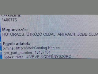 bontott OPEL ASTRA H Jobb első Lökhárító Vakborítás