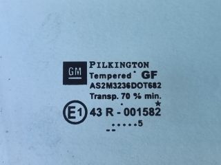 bontott OPEL ASTRA H Jobb hátsó Ablak