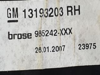 bontott OPEL ASTRA H Jobb hátsó Ablakemelő Szerkezet (Elektromos)
