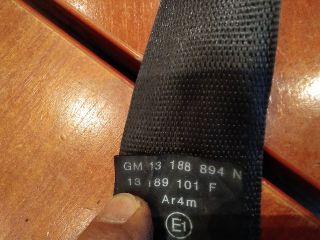 bontott OPEL ASTRA H Jobb hátsó Biztonsági Öv