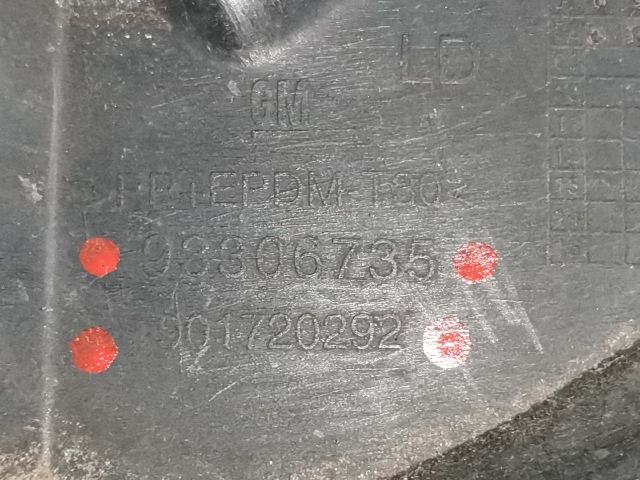 bontott OPEL ASTRA H Jobb hátsó Oldal Lökhárító Tartó (Műanyag)