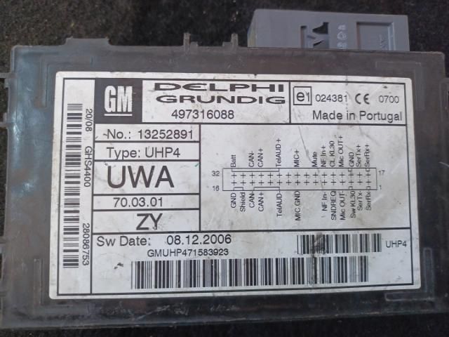 bontott OPEL ASTRA H Komfort Elektronika