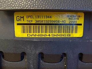 bontott OPEL ASTRA H Kormánylégzsák