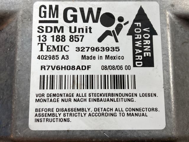 bontott OPEL ASTRA H Légzsák Elektronika