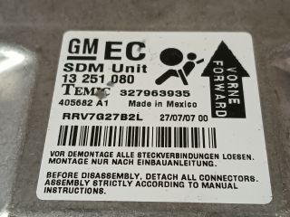 bontott OPEL ASTRA H Légzsák Elektronika