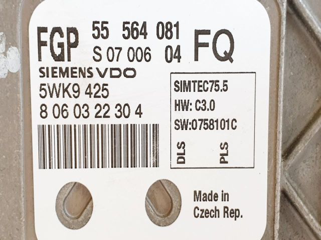 bontott OPEL ASTRA H Motorvezérlő