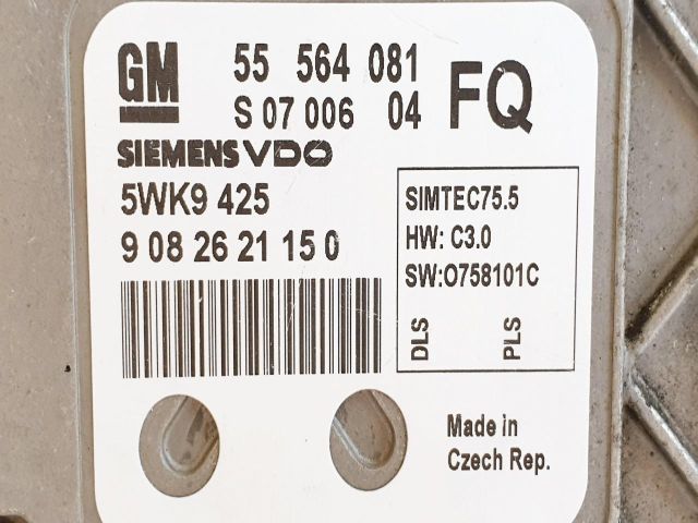 bontott OPEL ASTRA H Motorvezérlő