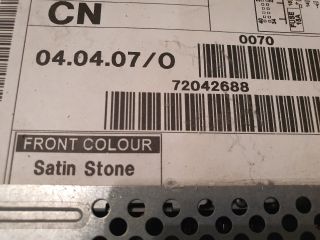 bontott OPEL ASTRA H Navigációs Fejegység