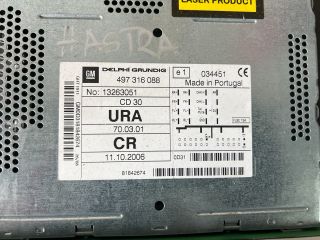 bontott OPEL ASTRA H Rádió / CD