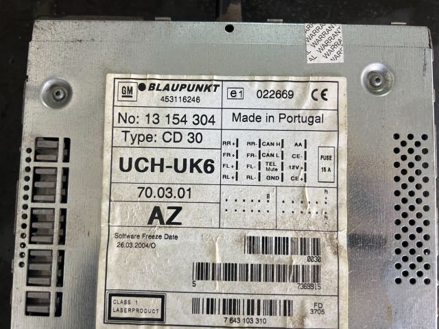 bontott OPEL ASTRA H Rádió / CD