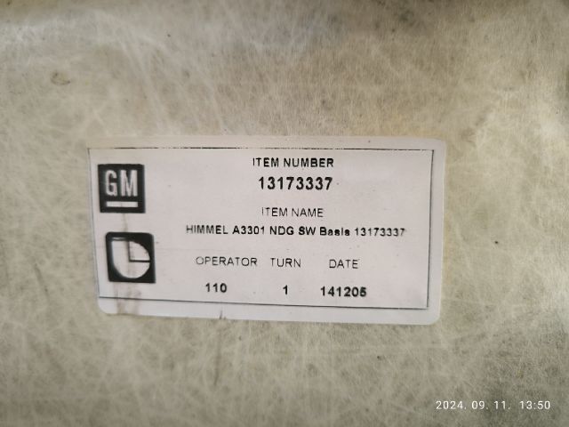 bontott OPEL ASTRA H Tetőkárpit