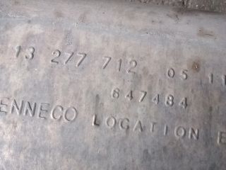 bontott OPEL ASTRA J Hátsó Kipufogó Dob