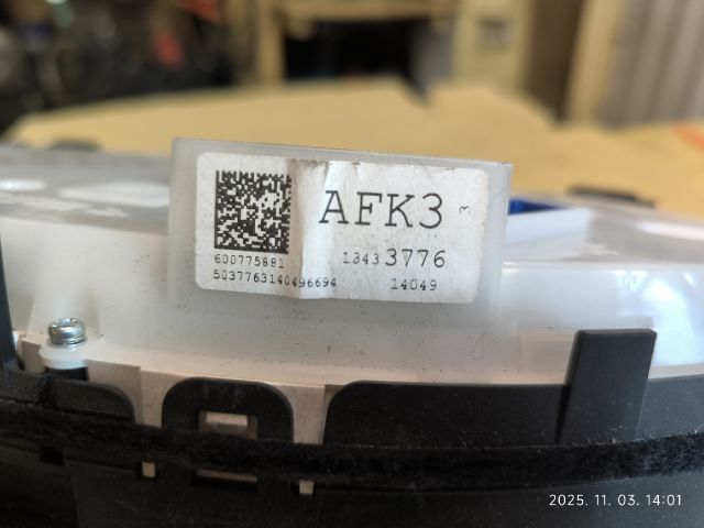 bontott OPEL ASTRA J Kilométeróra