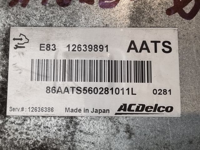 bontott OPEL ASTRA J Motorvezérlő