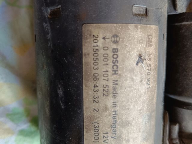 bontott OPEL ASTRA J Önindító