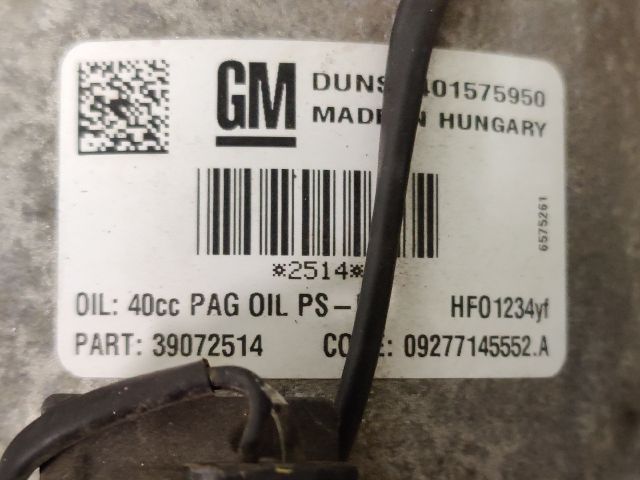 bontott OPEL ASTRA J Klímakompresszor