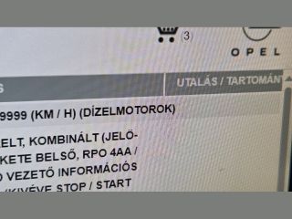 bontott OPEL ASTRA J Kilométeróra