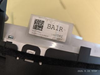 bontott OPEL ASTRA J Kilométeróra