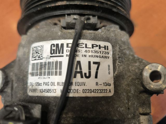 bontott OPEL ASTRA J Klímakompresszor