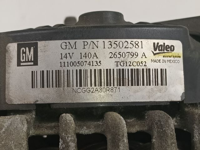 bontott OPEL ASTRA J Generátor