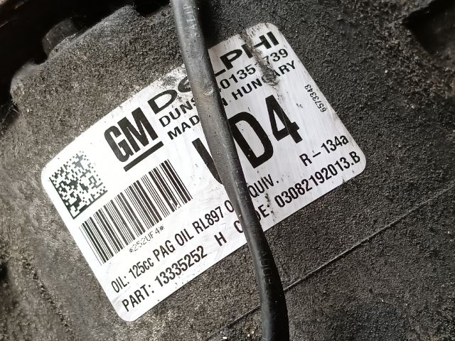 bontott OPEL ASTRA J Klímakompresszor