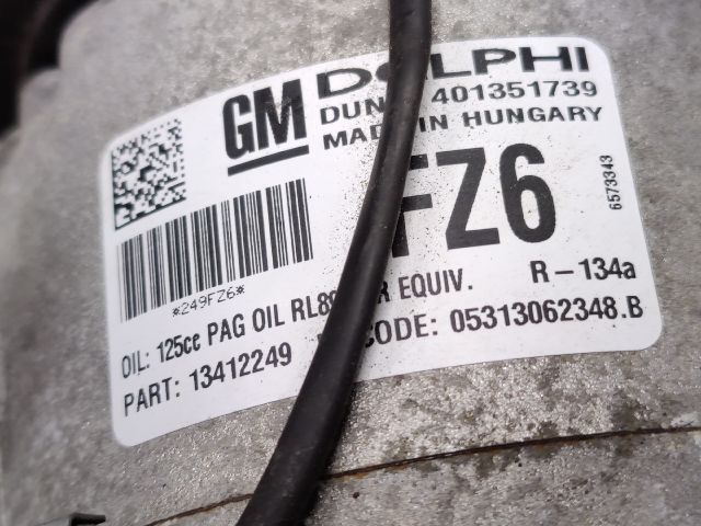 bontott OPEL ASTRA J Klímakompresszor