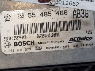 bontott OPEL ASTRA J Motorvezérlő