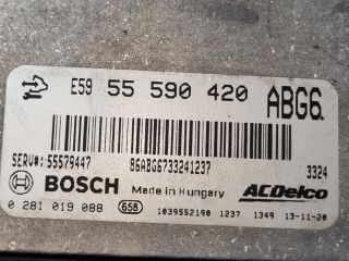 bontott OPEL ASTRA J Motorvezérlő