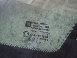 bontott OPEL ASTRA J Bal A Oszlop Oldalablak Üveg