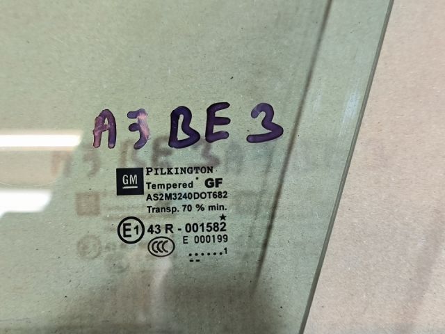 bontott OPEL ASTRA J Bal első Ablak