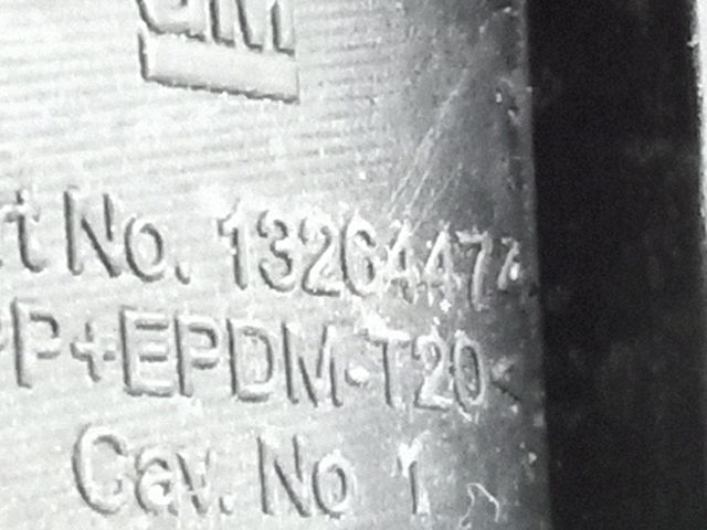 bontott OPEL ASTRA J Bal első Lökhárító Tartó (Műanyag)