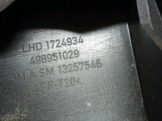 bontott OPEL ASTRA J Bal első Tároló Rekesz