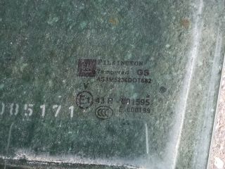 bontott OPEL ASTRA J Bal hátsó Ablak