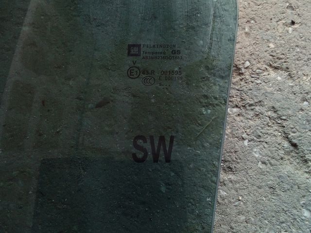 bontott OPEL ASTRA J Bal hátsó Ablak