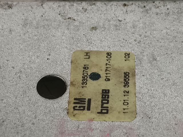 bontott OPEL ASTRA J Bal hátsó Ablakemelő Szerkezet (Elektromos)