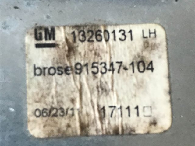 bontott OPEL ASTRA J Bal hátsó Ablakemelő Szerkezet (Mechanikus)