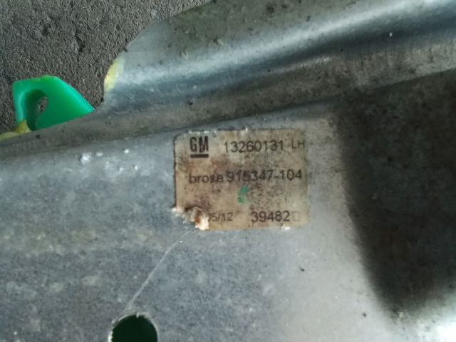 bontott OPEL ASTRA J Bal hátsó Ablakemelő Szerkezet (Mechanikus)