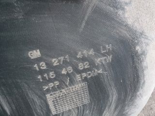 bontott OPEL ASTRA J Bal hátsó Hátsó Dobbetét (Kerékjárati, Műanyag)