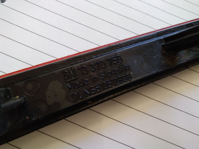 bontott OPEL ASTRA J Bal hátsó Prizma