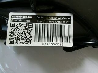 bontott OPEL ASTRA J Bal Ködlámpa Rács