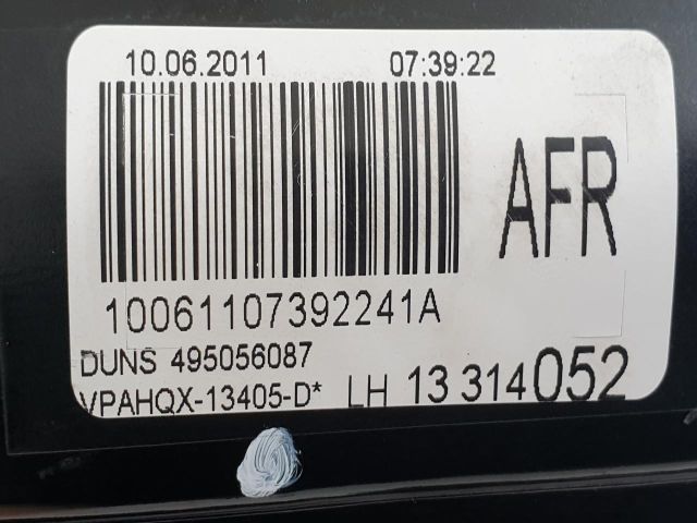 bontott OPEL ASTRA J Bal Külső Hátsó Lámpa