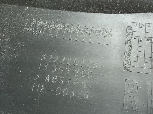 bontott OPEL ASTRA J Belső Visszapillantó Tükör Talp Burkolat