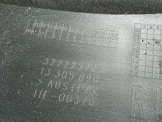 bontott OPEL ASTRA J Belső Visszapillantó Tükör Talp Burkolat