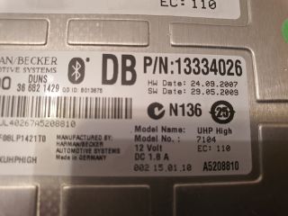 bontott OPEL ASTRA J Bluetooth Elektronika