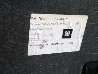 bontott OPEL ASTRA J Csomagtér Kárpit