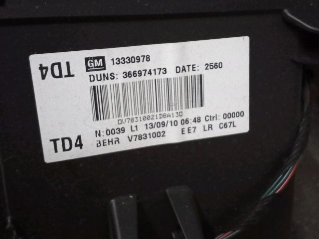 bontott OPEL ASTRA J Fűtés Box