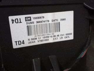 bontott OPEL ASTRA J Fűtés Box