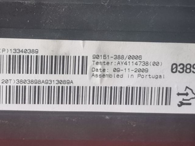 bontott OPEL ASTRA J Fűtés Vezérlő Modul